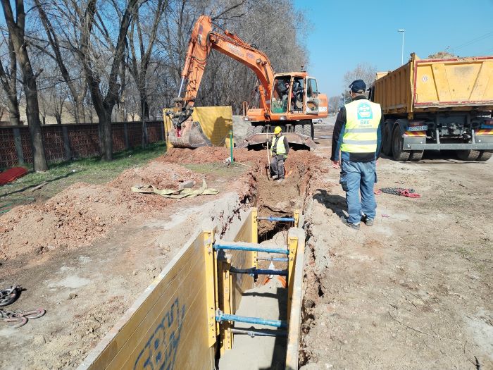 Nastavljena je izgradnja kanalizacione mreže u naseljenim mestima (foto: arhiva JKP VIK ZR)